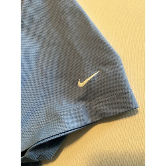 Nike Golf Polo Shirt Mens M Blue Dri-Fit Honors Golf Course Swoosh Logo - Picture 4 of 7